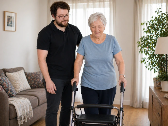 Rééducation pour personne âgée à domicile