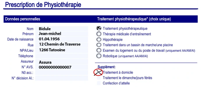 Obtenir des séances de physiothérapie à domicile